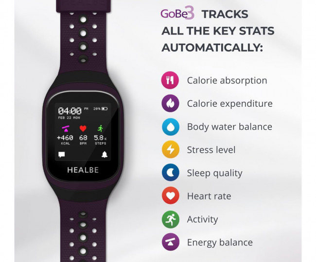 Фітнес-браслет HEALBE GoBe3 Purple